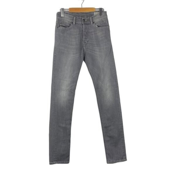 Diesel Men's Tepphar R050G Slim Carrot Stretch Denim Jeans Grey US 26 X 32 - Picture 1 of 15